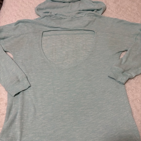 PINK Victoria's Secret Light Blue Hoodie - Picture 5 of 5